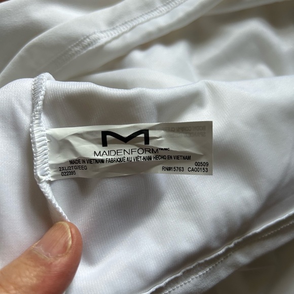 Maidenform Shapewear White Cami 2XL - Picture 2 of 5